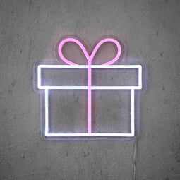 Luca Lighting Kerstverlichting Cadeau - 30x28x1 cm - Acryl - clear Wit