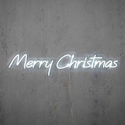 Luca Lighting Kerstverlichting Merry Christmas' - 20x94x1 cm - Acryl - Wit
