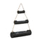 Mica Decorations Bloempot Plantenhanger - 71x18x108 cm - Hout - Zwart