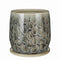Mica Decorations Bloempot Rosali - 26.5x26.5x26 cm - Keramiek - Blauw