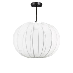 Mica Decorations Hanglamp Melon - 43x43x30 cm - Ijzer - Wit