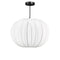 Mica Decorations Hanglamp Melon - 43x43x30 cm - Ijzer - Wit