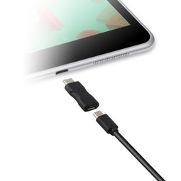 Adapter USB 2.0 naar USB-C 3.1 KSIX Zwart
