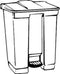 Rubbermaid Step On Container - 45 l - Beige