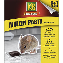KB Muizen Pasta met lokstation - 4 stuks - KB Muizen Pasta met lokstation - 4 stuks