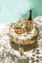 De Teak Root Rond Bord - XS