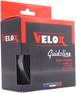 Stuurlint Velox Guidoline High Grip Comfort ø3.5 x 30mm 2.10m - zwart (2 stuks in een doosje)