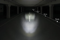Koplamp Busch und Müller Lumotec Upp T Senso met sensor en standlicht voor naafdynamo - 35 Lux