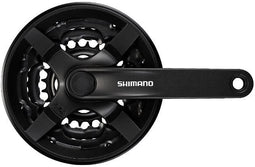 Crankstel 6/7/8 speed Shimano Tourney FC-TY301 met 170mm crankarm 42 x 34 x 24T - zwart (werkplaa...