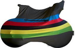 Fietssok DS Covers RAINBOW - geschikt voor op de fietsdrager - zwart