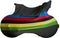 Fietssok DS Covers RAINBOW - geschikt voor op de fietsdrager - zwart