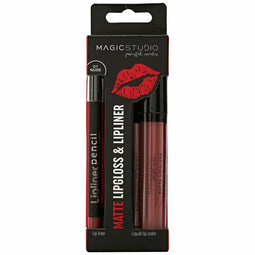 Make-up Set Magic Studio Matte Lipgloss & Lipliner (2 pcs)