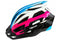 Fietshelm Salutoni 58-61 cm dames - blauw/wit/roze