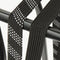 SUV veiligheidsbinder Widek 24mm met zwarte stalen haak - zilver/zwart