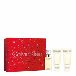 Parfumset voor Dames Calvin Klein EDP Eternity 3 Onderdelen