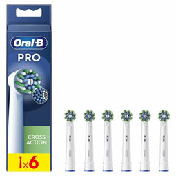 Borstel vervanger Oral-B 6 Stuks Wit