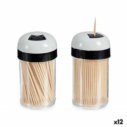 Tandenstoker houder Set Plastic (12 Stuks)