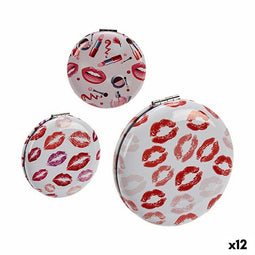 Zakspiegel Kristal Plastic 8 x 2,4 x 8 cm (12 Stuks)