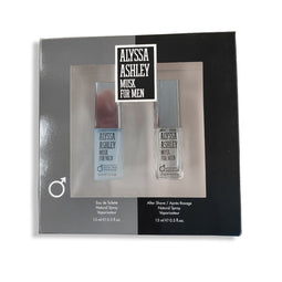 Parfumset voor Heren Alyssa Ashley Musk for Men (2 pcs)