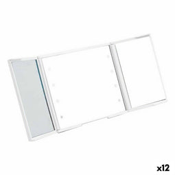 Zakspiegel LED Licht Wit 1,5 x 9,5 x 11,5 cm (12 Stuks)