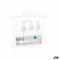 Reisset Transparant Wit Plastic (36 Stuks)
