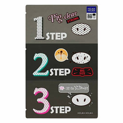 Gezichtsmasker Peel Off Holika Holika Pig-clear Strong 3 Step