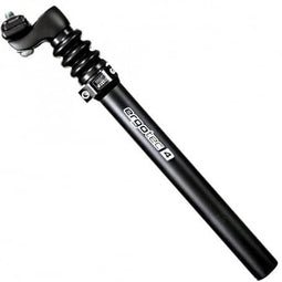 Telescopisch verende zadelpen Ergotec Glide ø27.2 mm / 350 mm - zwart