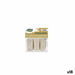 Tandenstokers Algon Hout 600 Onderdelen (18 Stuks)