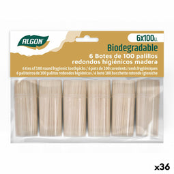 Tandenstokers Algon Set (36 Stuks)