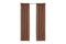 Larson - Luxe geweven blackout gordijn - met haken - 3m x 2.5m - Chocoladebruin