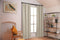 Larson - Luxe effen blackout gordijn - met haken - 3m x 2.5m - Licht zandgrijs