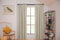 Larson - Luxe effen blackout gordijn - met haken - 3m x 2.5m - Licht zandgrijs