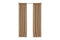 Larson - Luxe effen blackout gordijn - met haken - 1.5m x 2.5m - Donker taupe