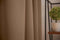Larson - Luxe effen blackout gordijn - met haken - 1.5m x 2.5m - Donker taupe