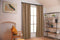 Larson - Luxe effen blackout gordijn - met haken - 1.5m x 2.5m - Donker taupe