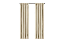 Larson - Luxe hotel blackout gordijn - met haken - 1.5m x 2.5m - Beige