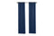 Larson - Luxe hotel blackout gordijn - met ringen - 3m x 2.5m - Donkerblauw