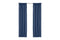 Larson - Luxe hotel blackout gordijn - met haken - 3m x 2.5m - Donkerblauw
