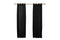 Larson - Velvet Gordijnen - 2.8m x 2.5m - Ringen - Zwart
