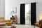 Larson - Velvet Gordijnen - 2.8m x 2.5m - Ringen - Zwart