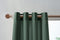 Larson - Velvet Gordijnen - 2.8m x 2.5m - Ringen - Groen
