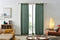 Larson - Velvet Gordijnen - 1.4m x 2.5m - Ringen - Groen