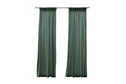 Larson - Velvet Gordijnen - 2.8m x 2.5m - Haken - Groen