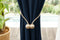 Larson - Velvet Gordijnen - 2.8m x 2.5m - Haken - Blauw