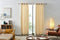 Larson - Velvet Gordijnen - 2.8m x 2.5m - Ringen - Beige