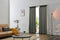 Larson - Velvet Gordijnen - 2.8m x 2.5m - Haken - Donkergrijs