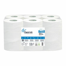 Toilet rol Papernet Mini Jumbo 418086 (18 Stuks) Dubbellaags