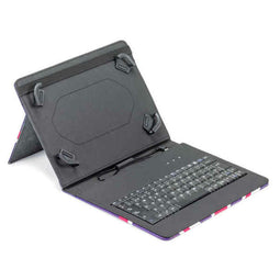 Bluetooth toetsenbord met tablethouder Maillon Technologique MTKEYUSBPR1 9.7"-10.2" Zwart