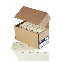 Stickers/etiketten Apli 1000 Onderdelen Met sluitring 125 x 65 mm Crème