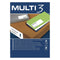 Klevende etiketten MULTI 3 500 Lakens 105 x 35 mm Wit